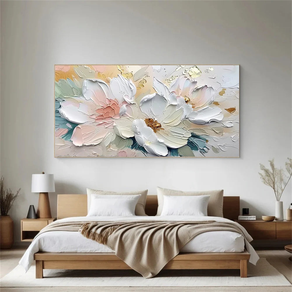 Flower & Tree Textured Abstract Wall Art #SF034
