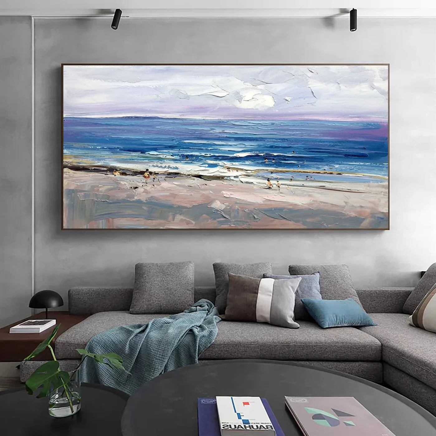 Ocean & Sky Textured Wall Art # MO008