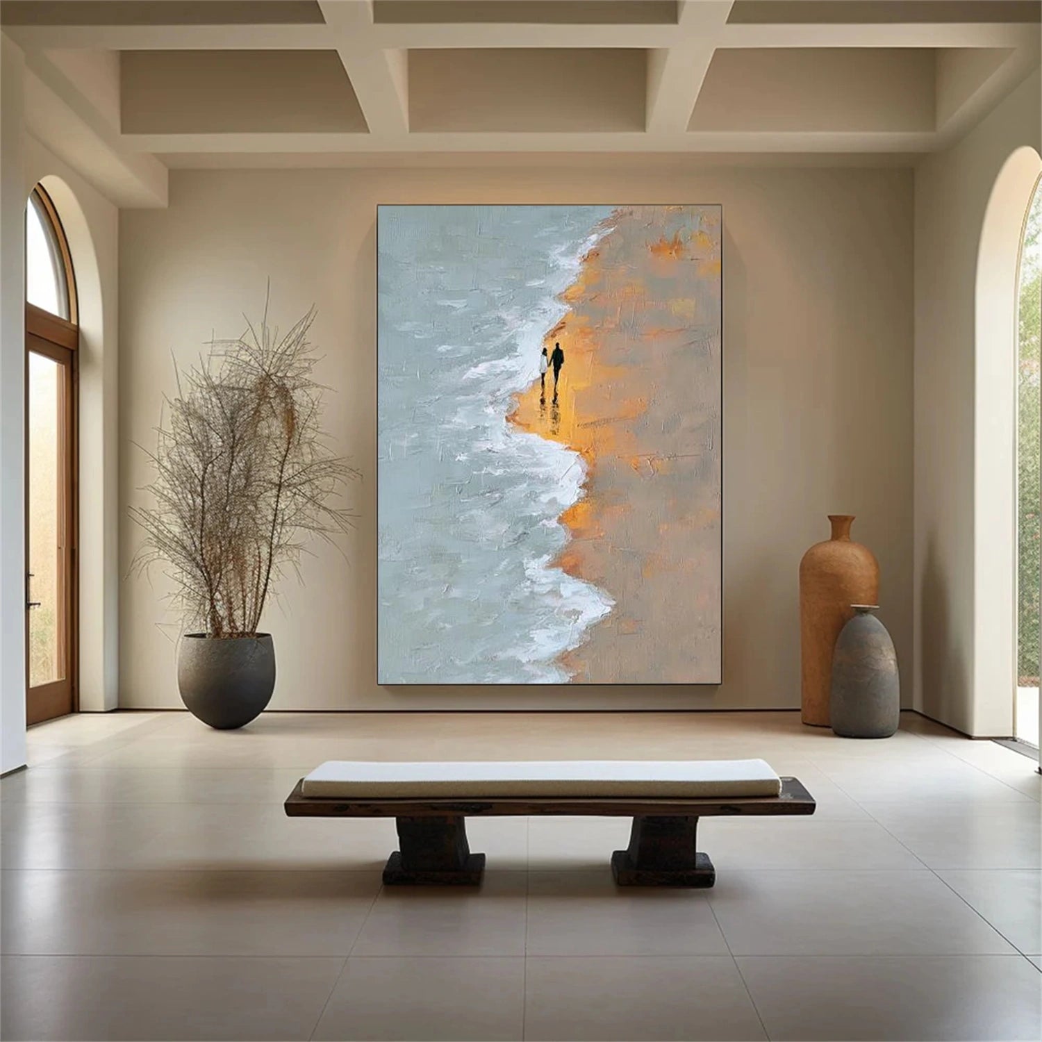 Ocean & Sky Abstract Wall Art #MO101