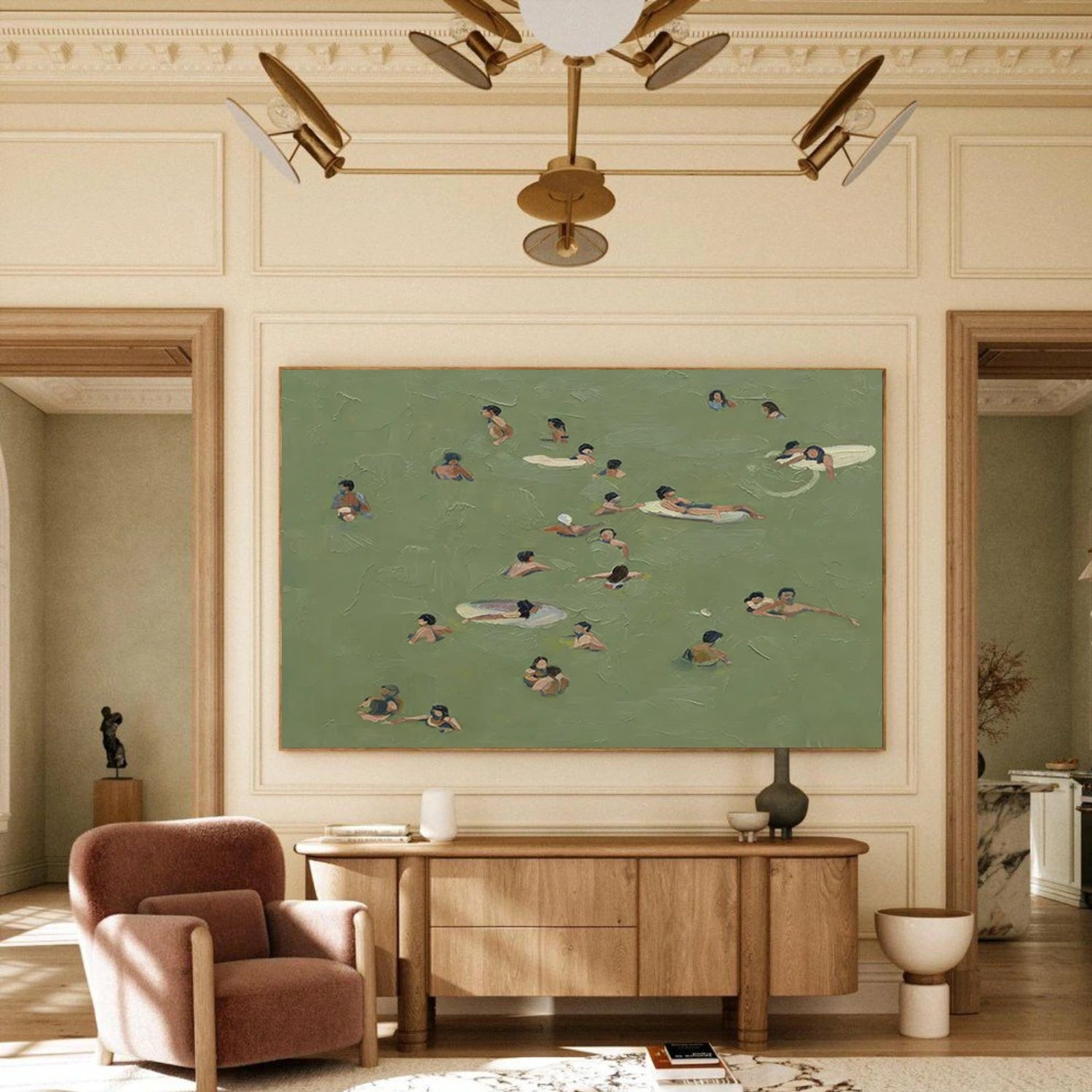 Swimming Sport Art Canvas #PT047