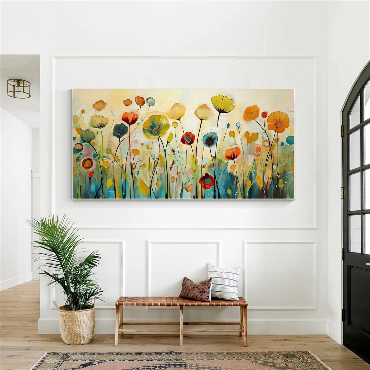 Flower & Tree Abstract Wall Art #SF059