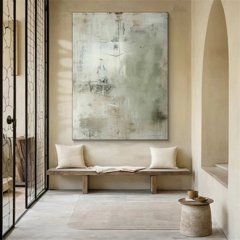 Green Abstract Wall Art #AT071