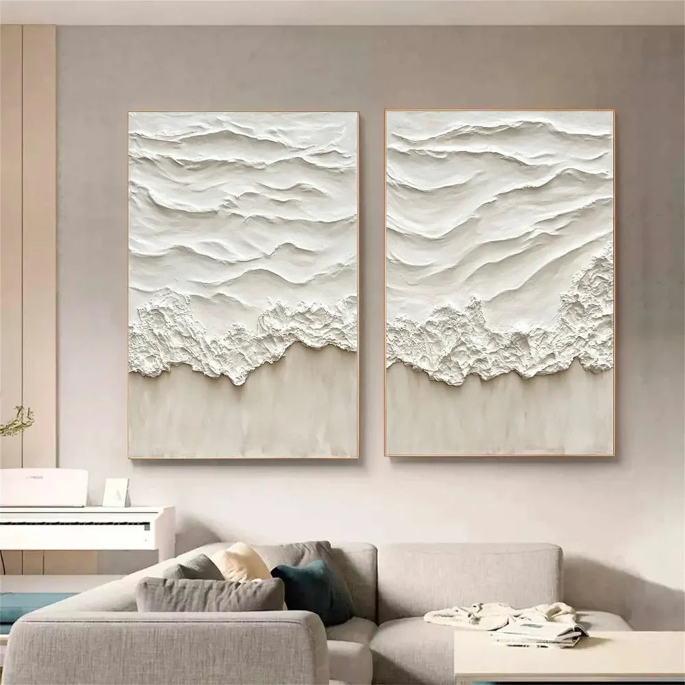 Ocean & Sky Textured Wall Art Set of 2 #MO029