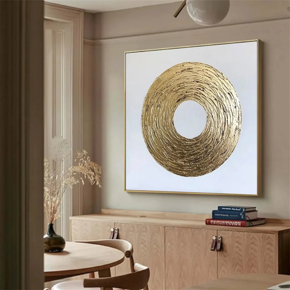 White Minimalist Textured Wall Art #MT124
