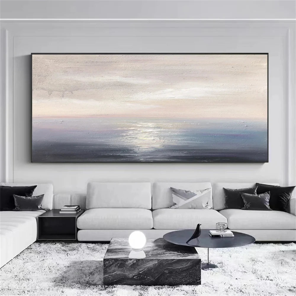 Ocean & Sky Abstract Wall Art #MO002