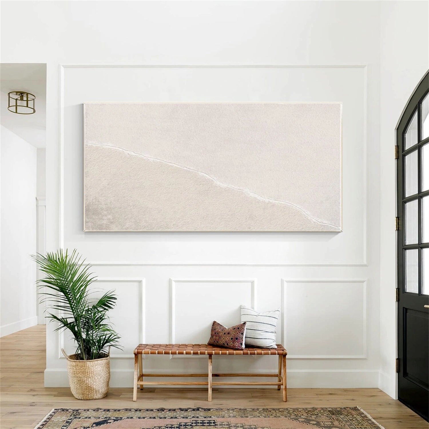 White Minimalist Wall Art #MT152