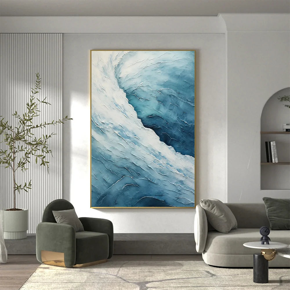 Ocean & Sky Abstract Wall Art #MO059