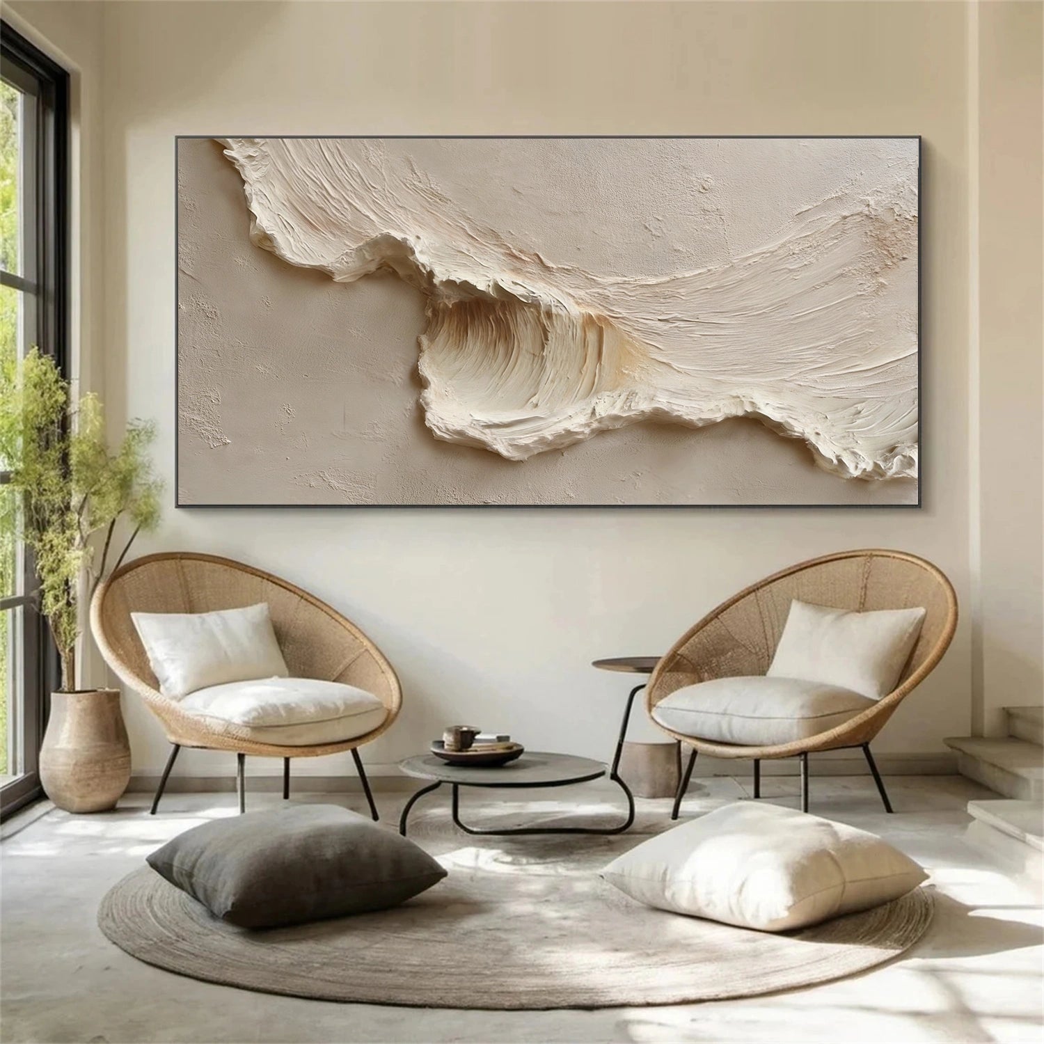 Ocean & Sky Textured Wall Art #MO072