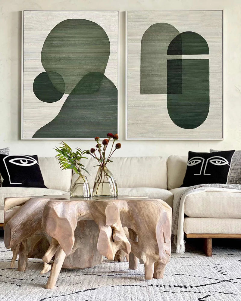 Wabi Sabi Textured Wall Art Set of 2 #WT004