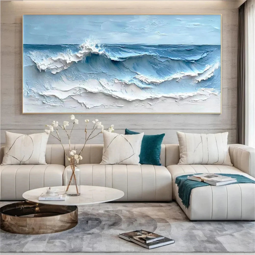 Ocean & Sky Textured Wall Art # MO007