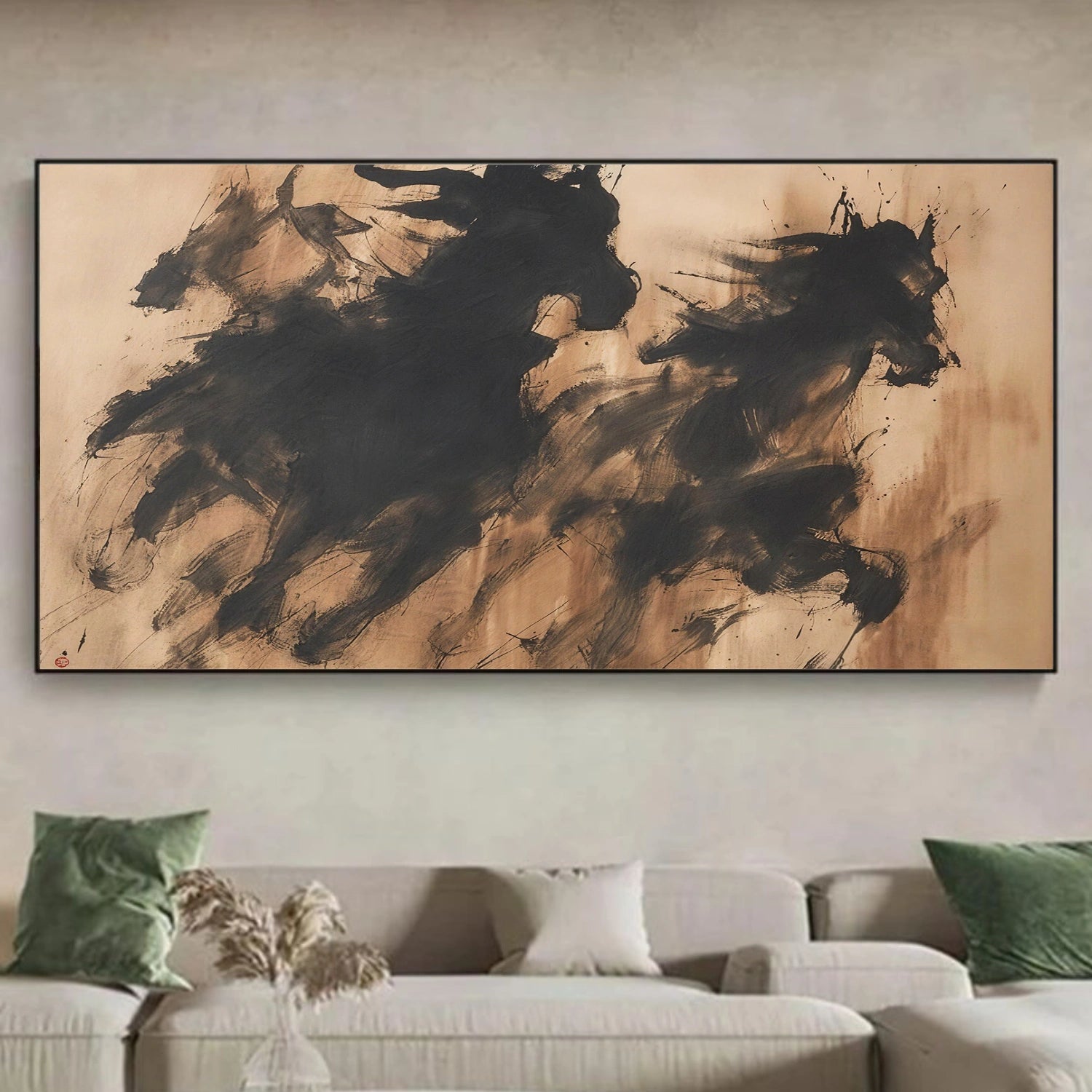 Abstract Horse Animal Wall Art #DL046
