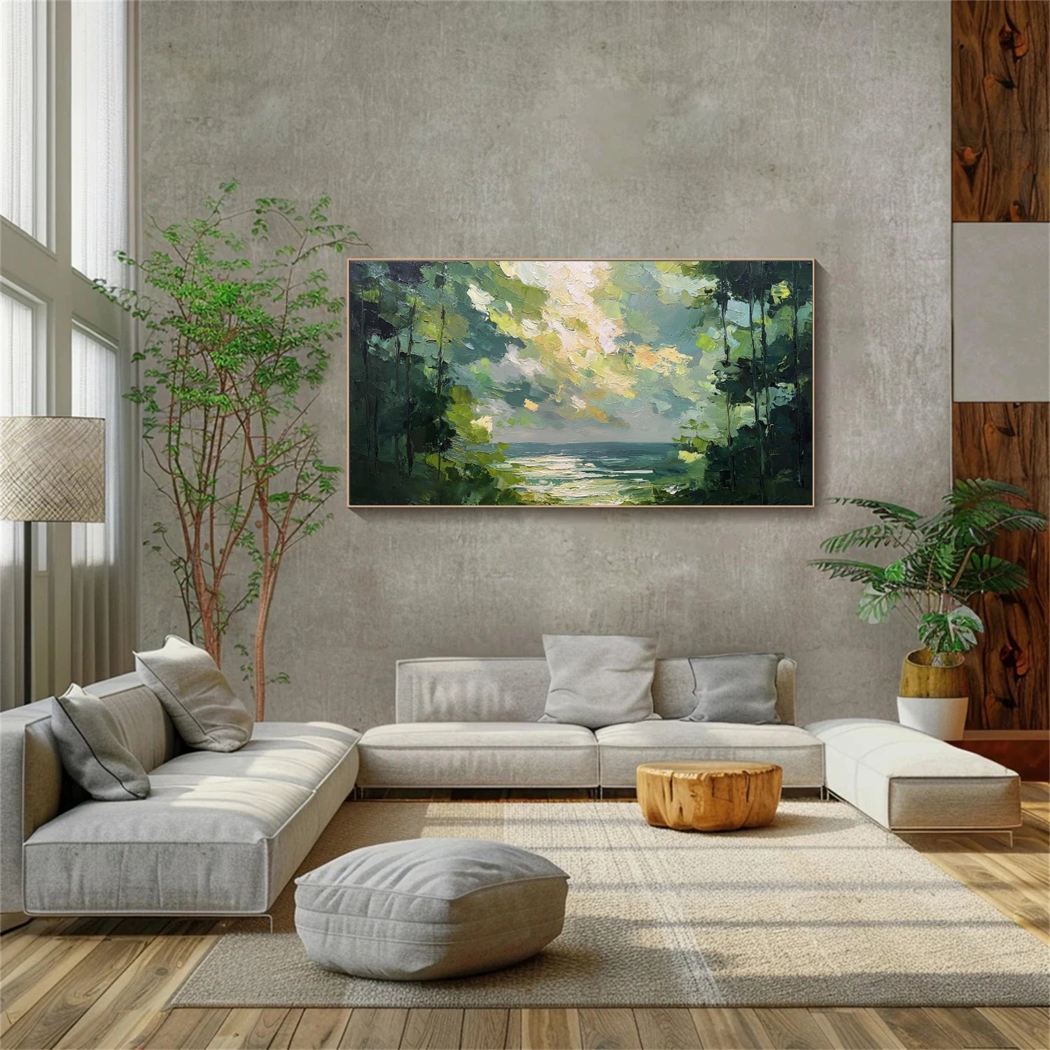 Flower & Tree Abstract Wall Art #SF062