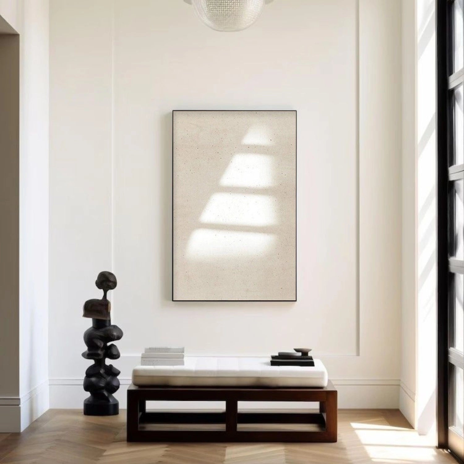 White Minimalist Wall Art #MT151