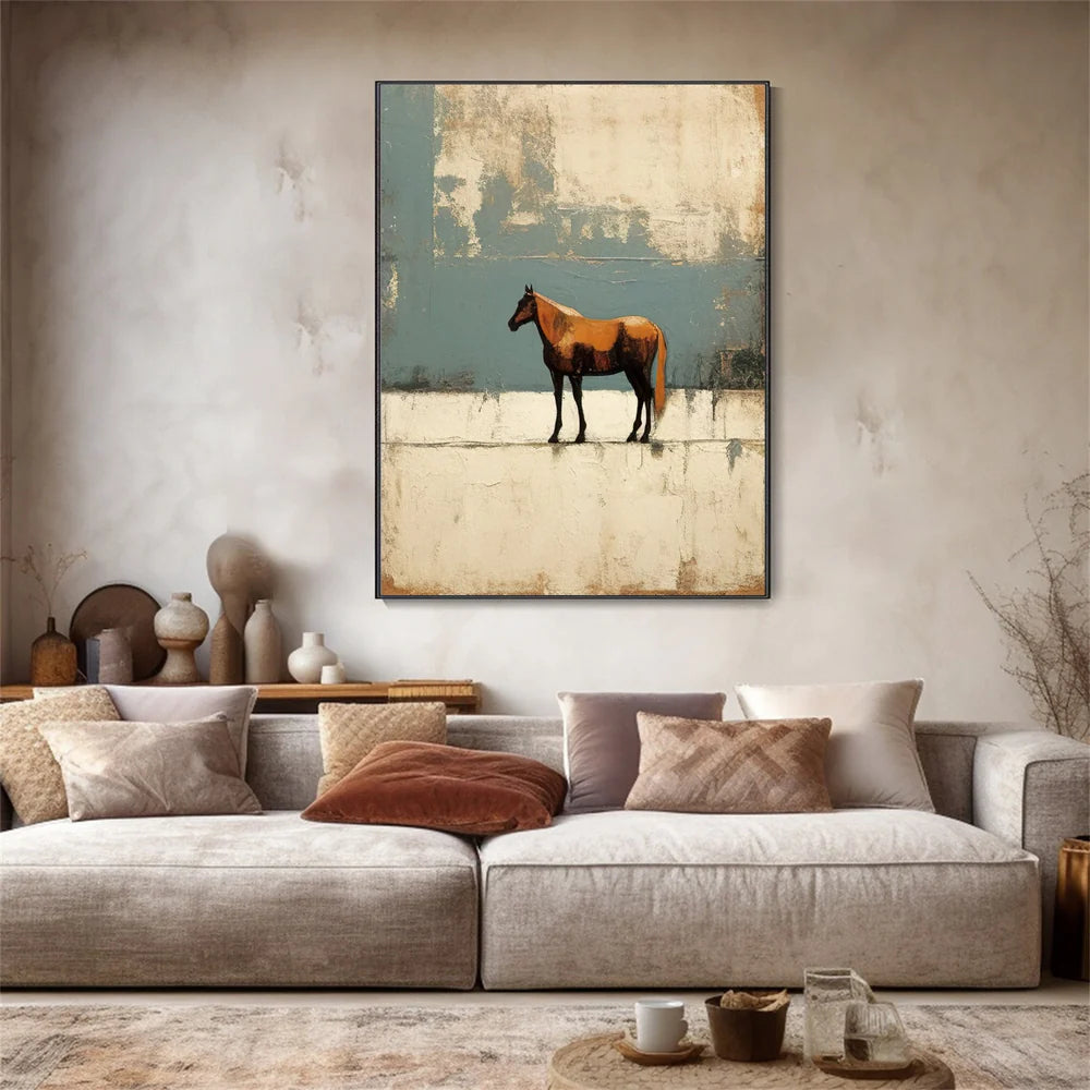 Abstract Horse Animal Wall Art #DL027