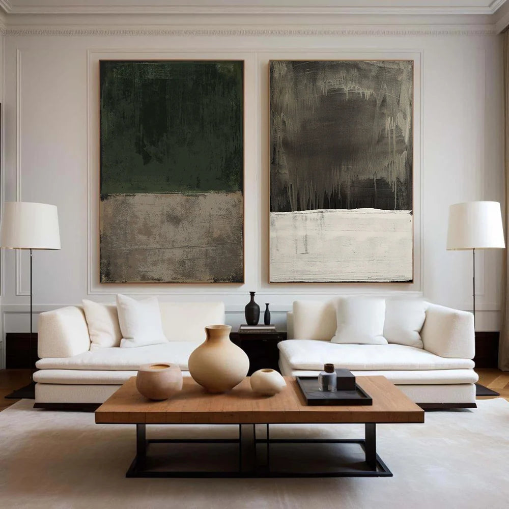 Abstract Wall Art Set of 2 #AT053