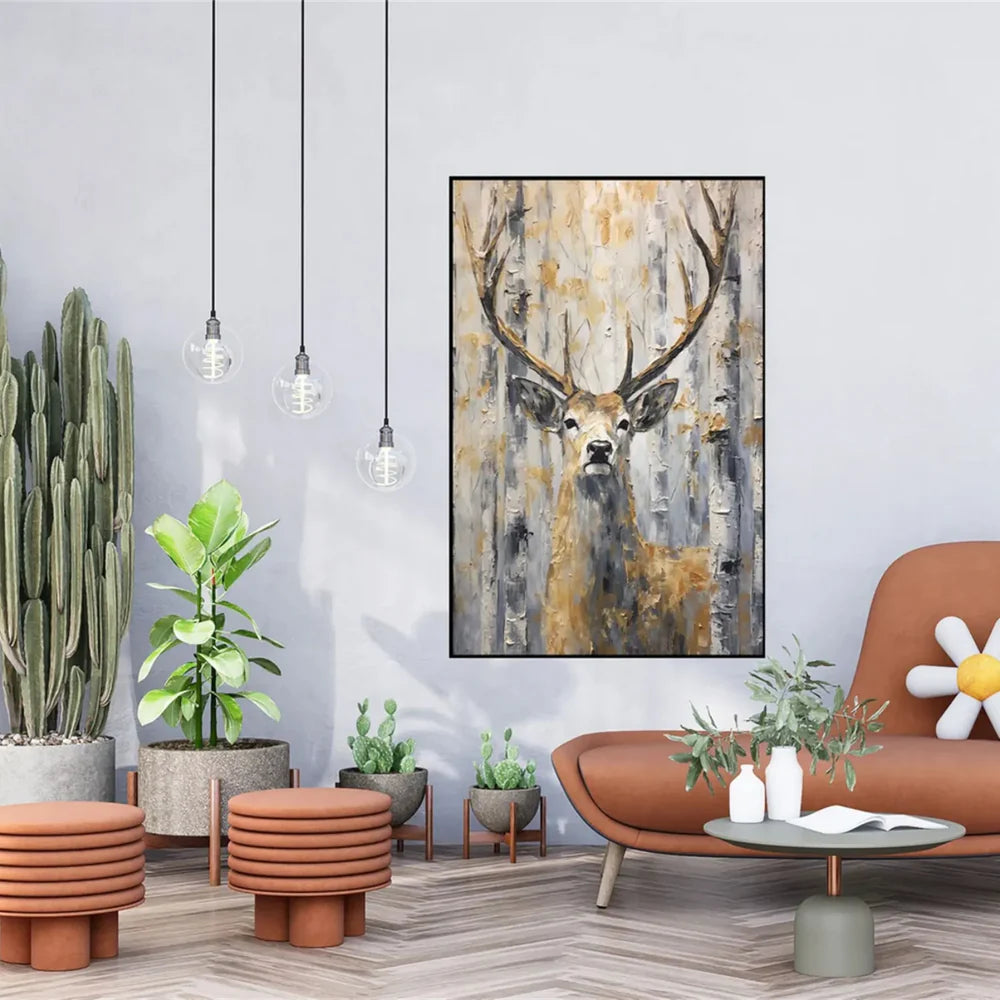 Abstract Animal Textured Wall Art #DL037