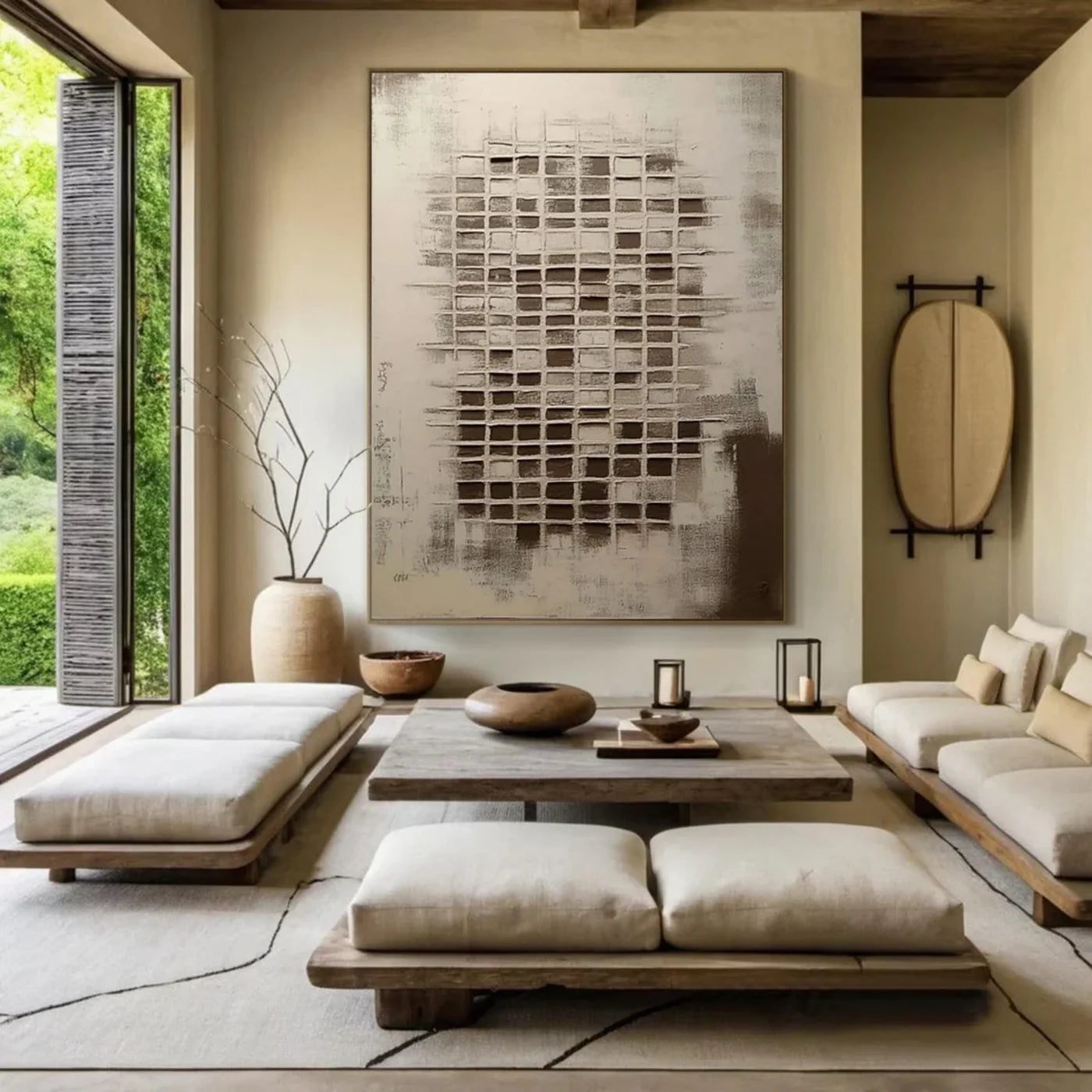 Wabi Sabi Textured Wall Art #WT039