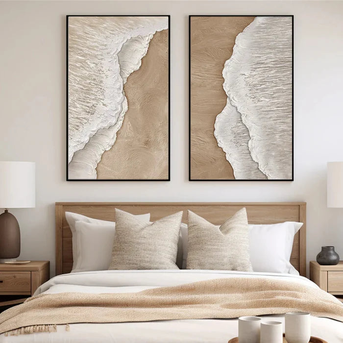 Ocean & Sky Textured Wall Art Set of 2 #MO027