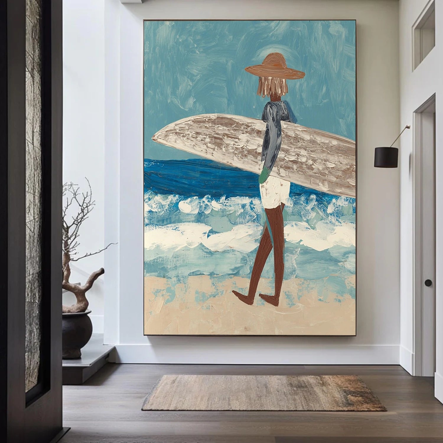 Abstract Portrait Wall Art #PB022