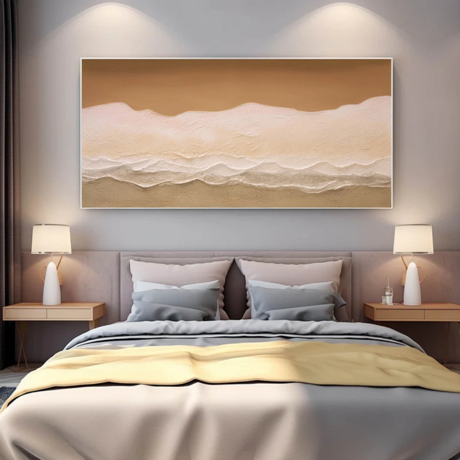 Ocean & Sky Textured Wall Art #MO108