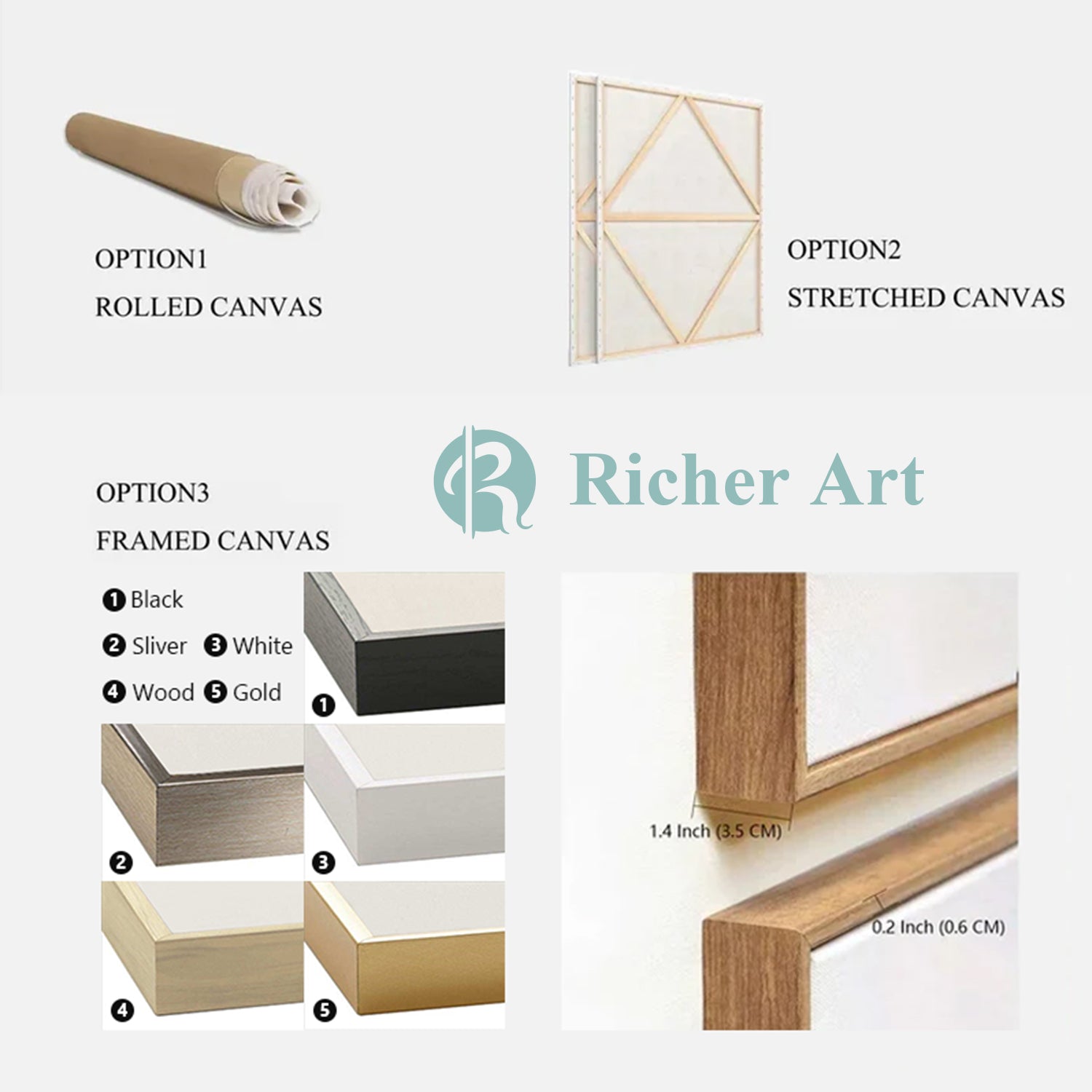 Abstract Textured Wall Art #AT121