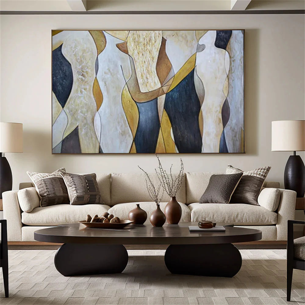Abstract Portrait Wall Art #PB011