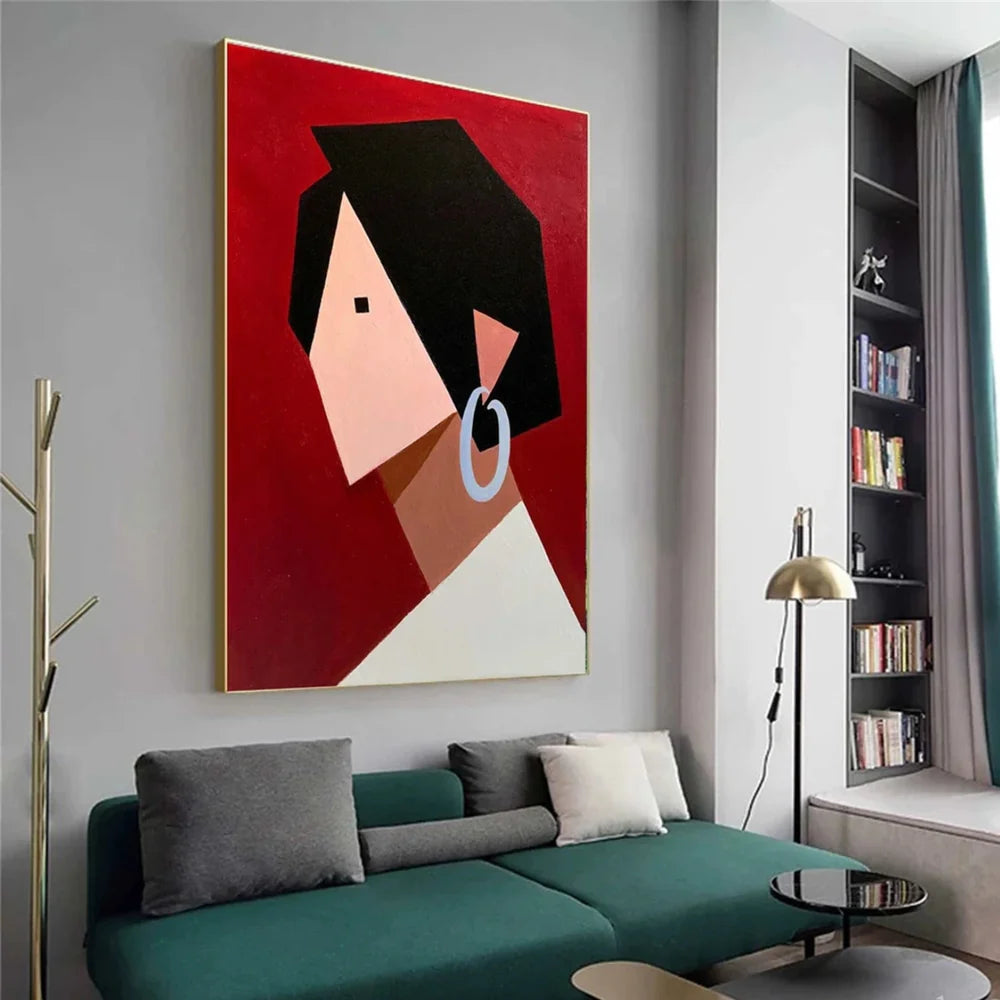 Abstract Portrait Wall Art #PB009