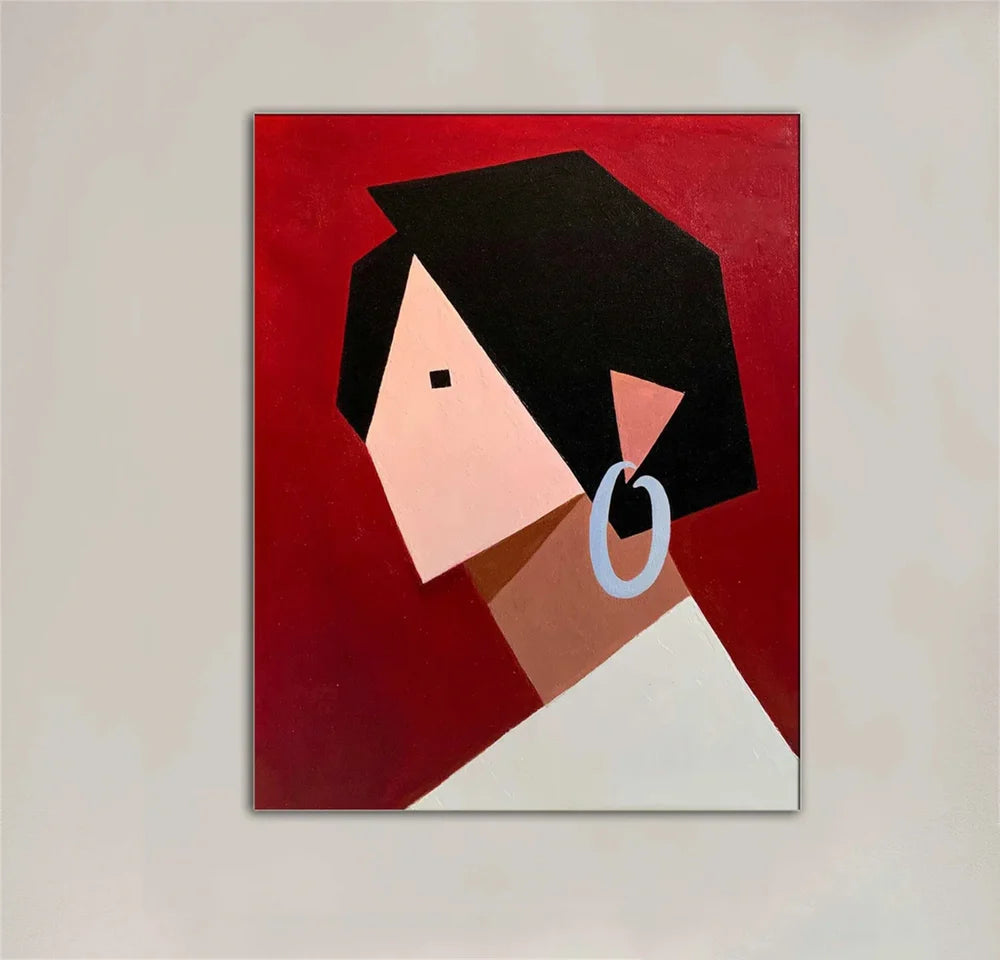 Abstract Portrait Wall Art #PB009