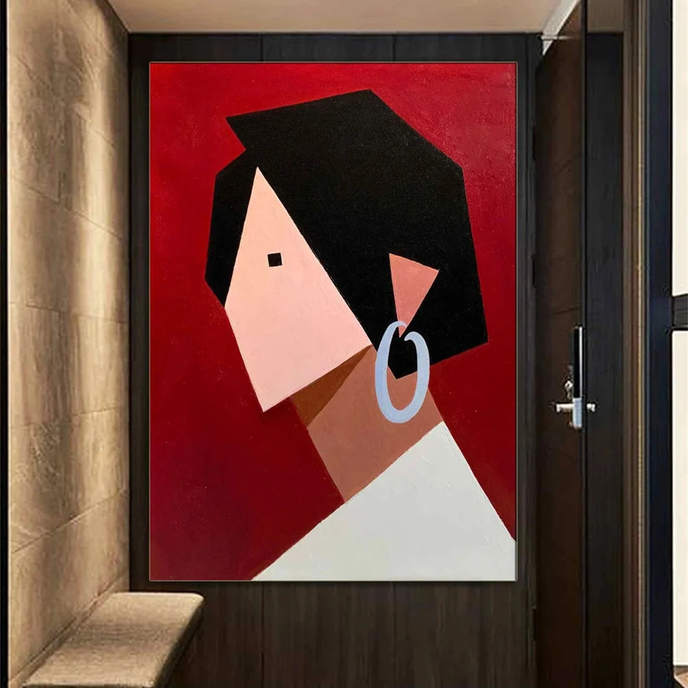 Abstract Portrait Wall Art #PB009