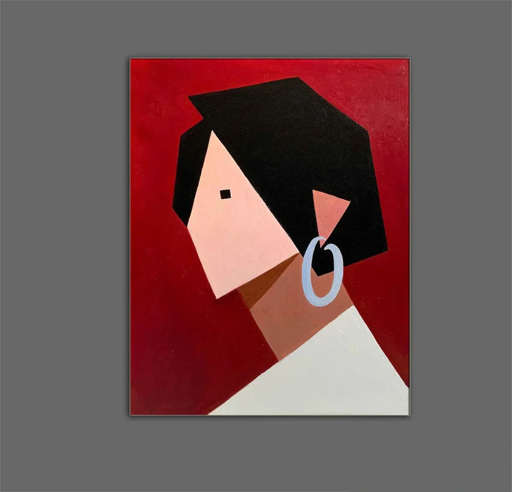 Abstract Portrait Wall Art #PB009