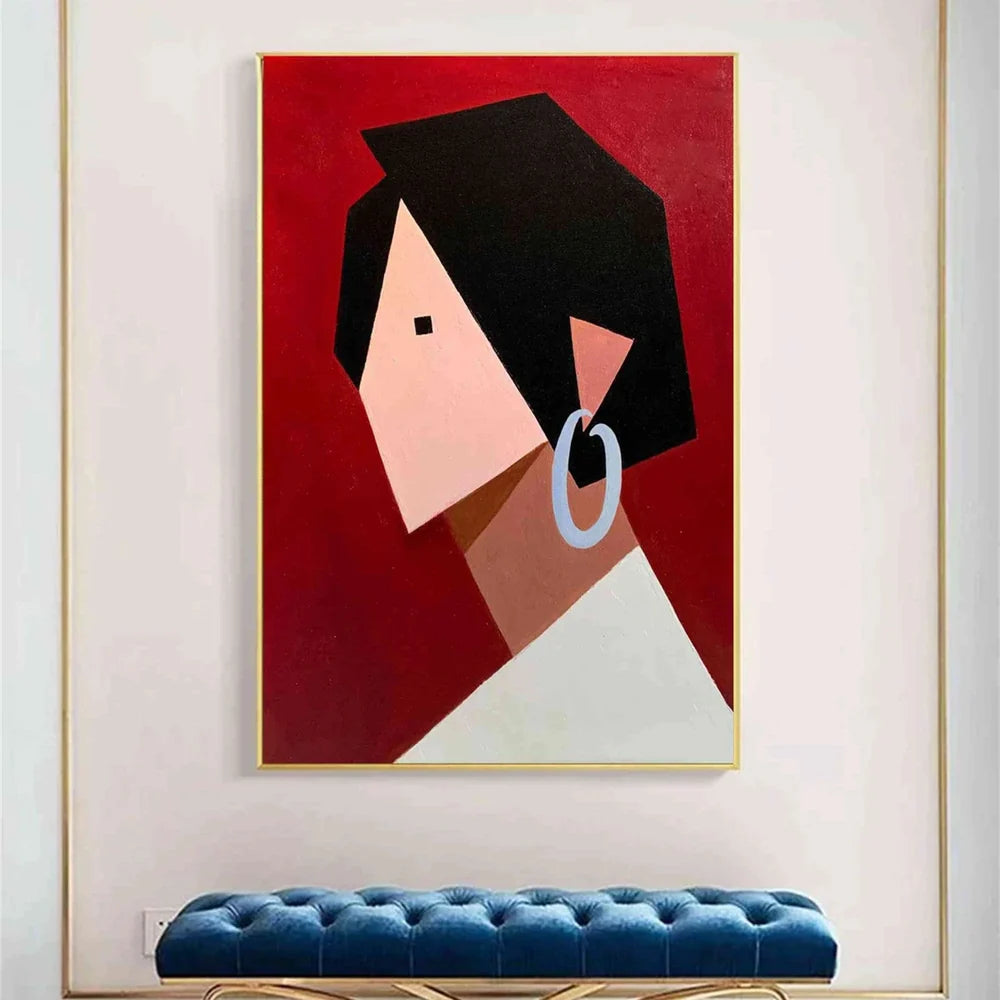 Abstract Portrait Wall Art #PB009