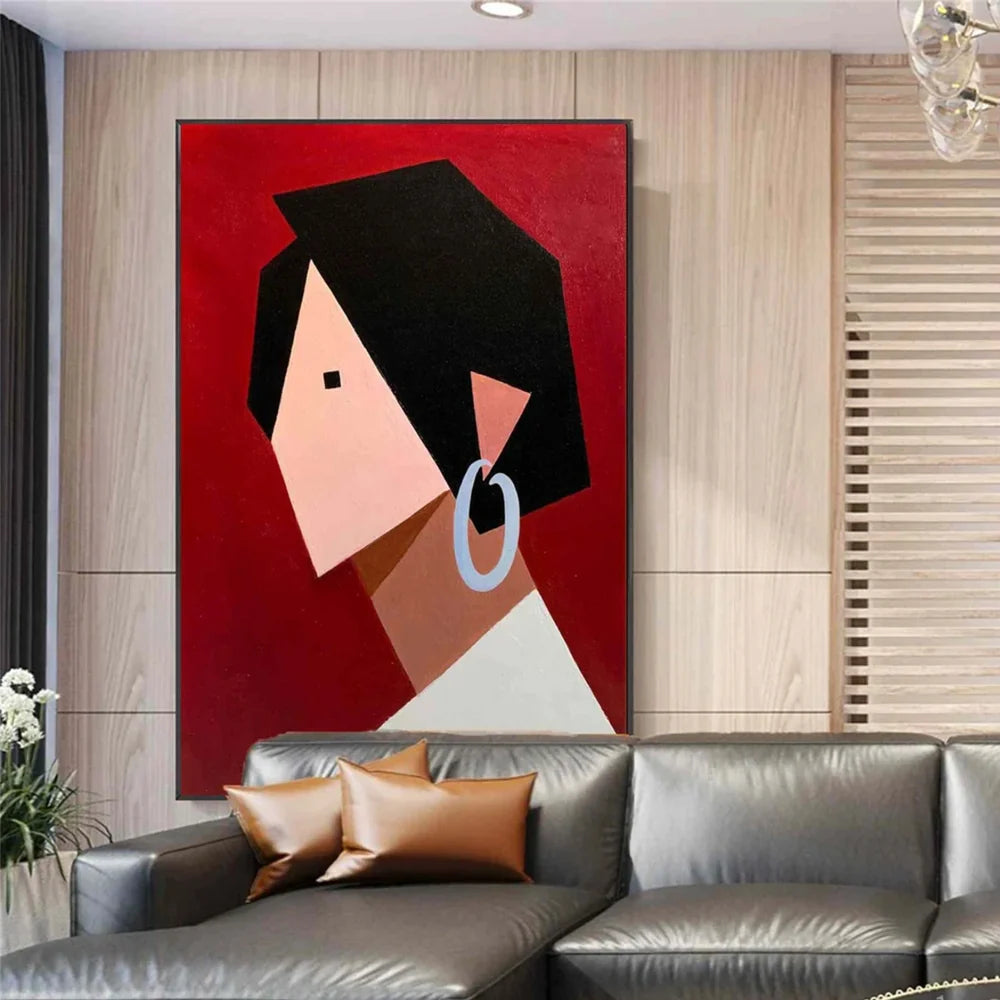 Abstract Portrait Wall Art #PB009