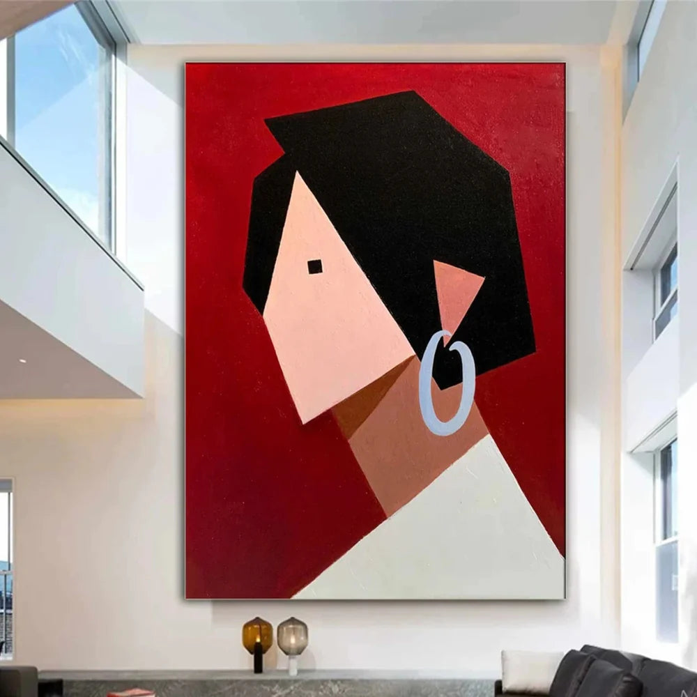 Abstract Portrait Wall Art #PB009