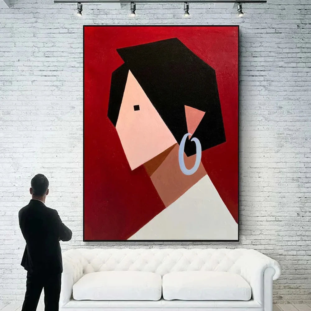 Abstract Portrait Wall Art #PB009