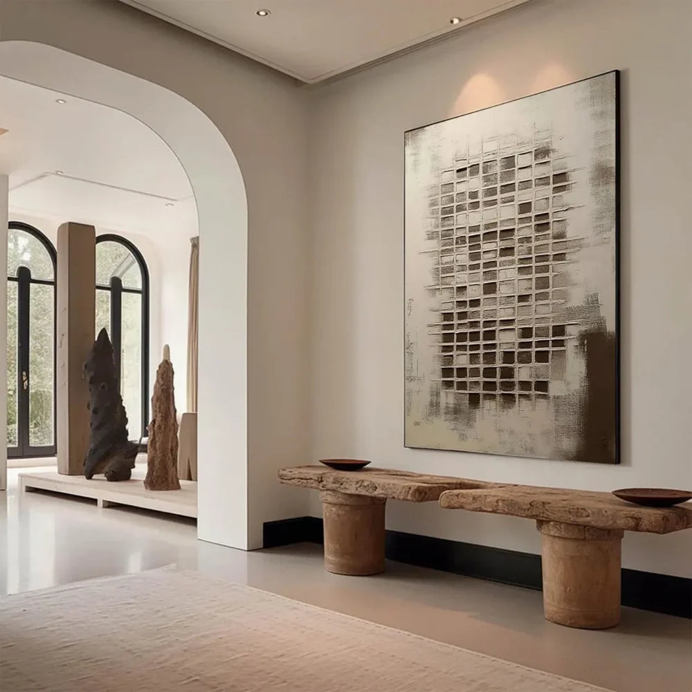 Wabi Sabi Textured Wall Art #WT039