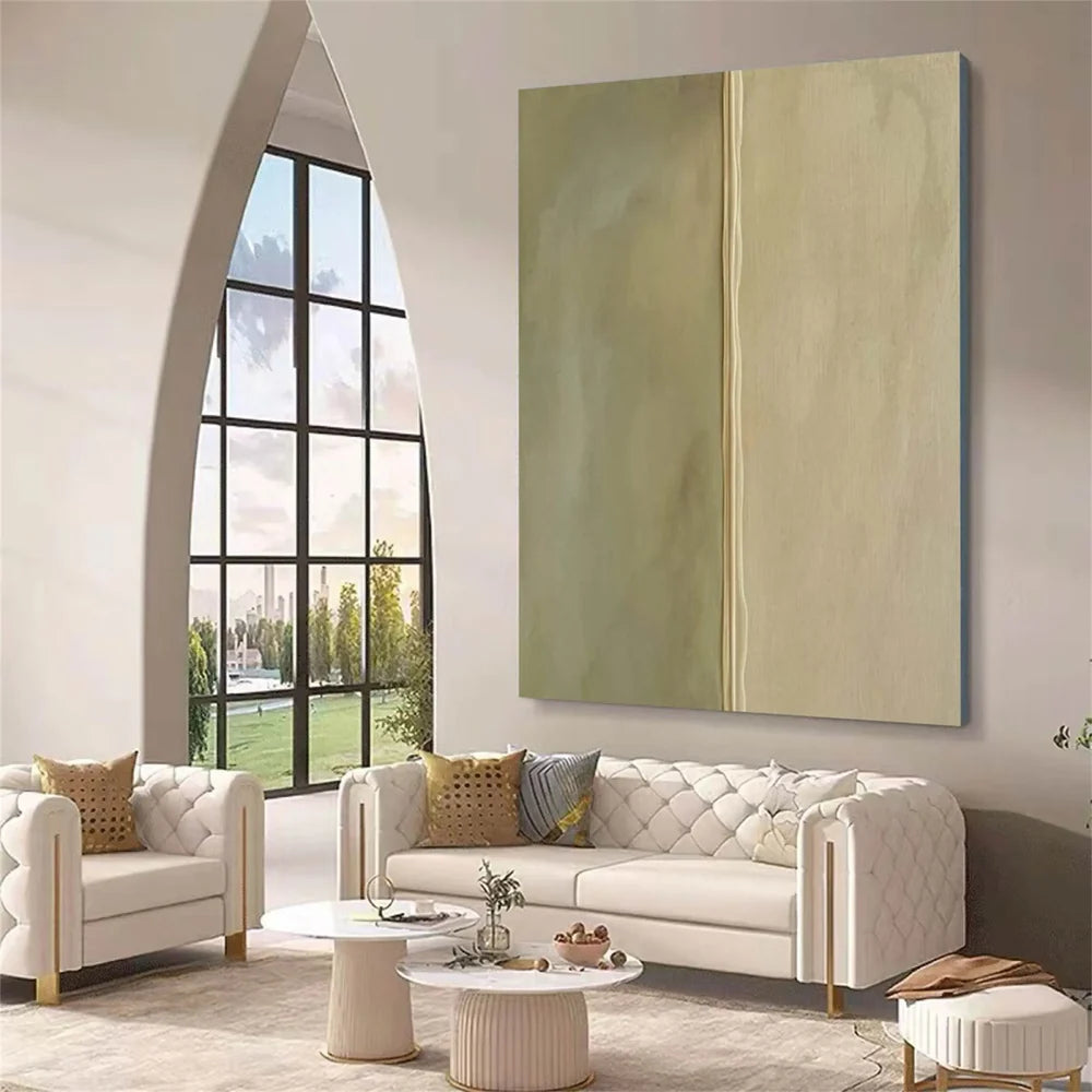 Green Minimalist Textured Wall Art #MT001