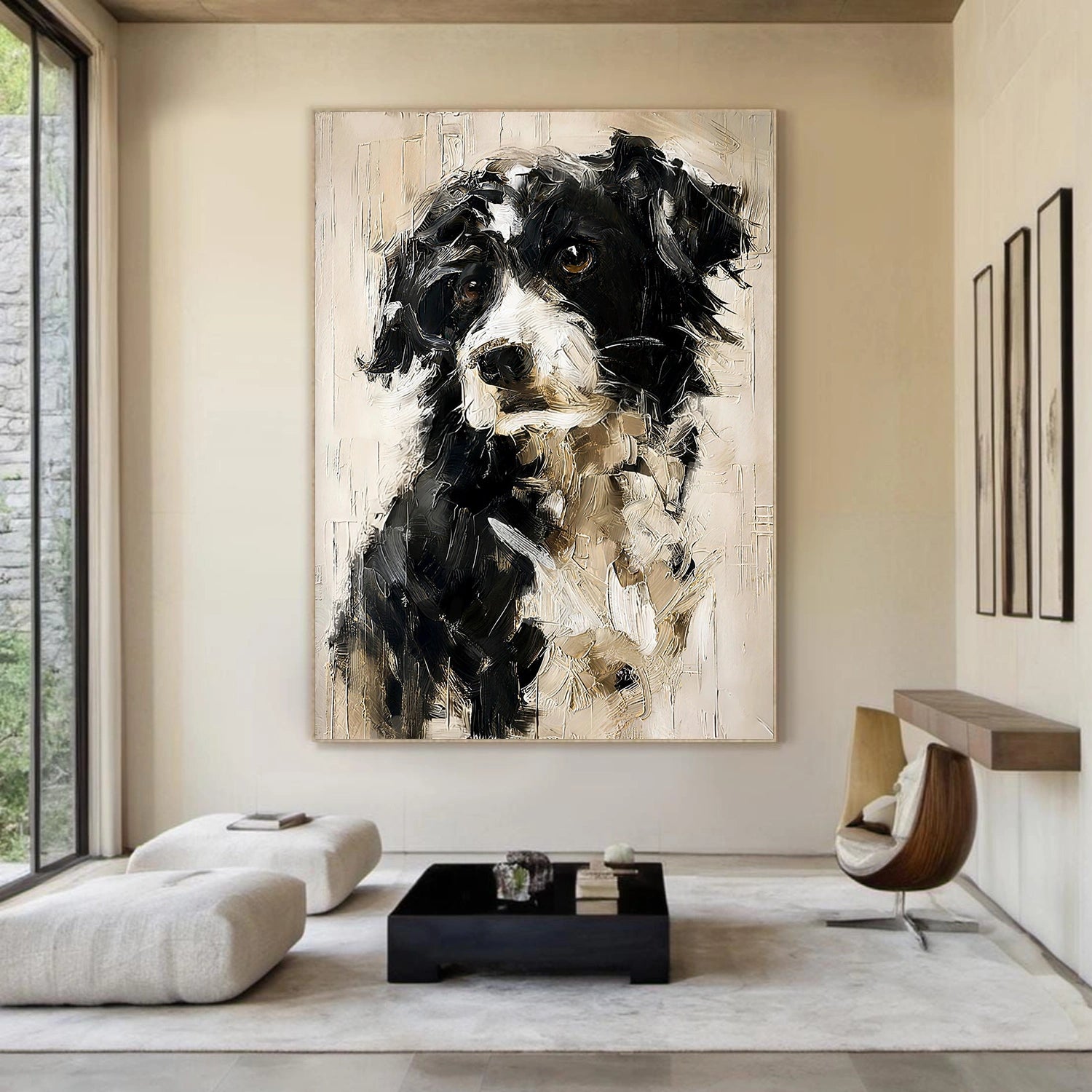 Abstract Dog Animal Wall Art #DL058