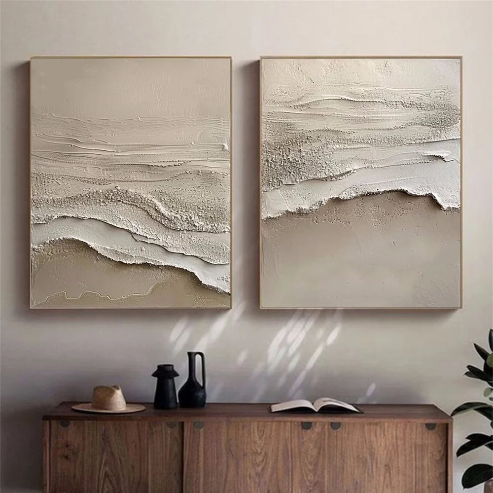 Ocean & Sky Textured Wall Art Set of 2 #MO015