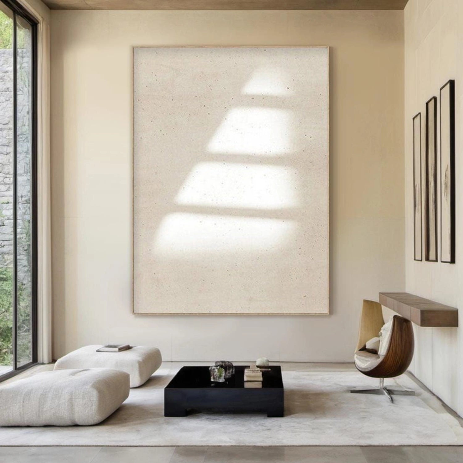 White Minimalist Wall Art #MT151