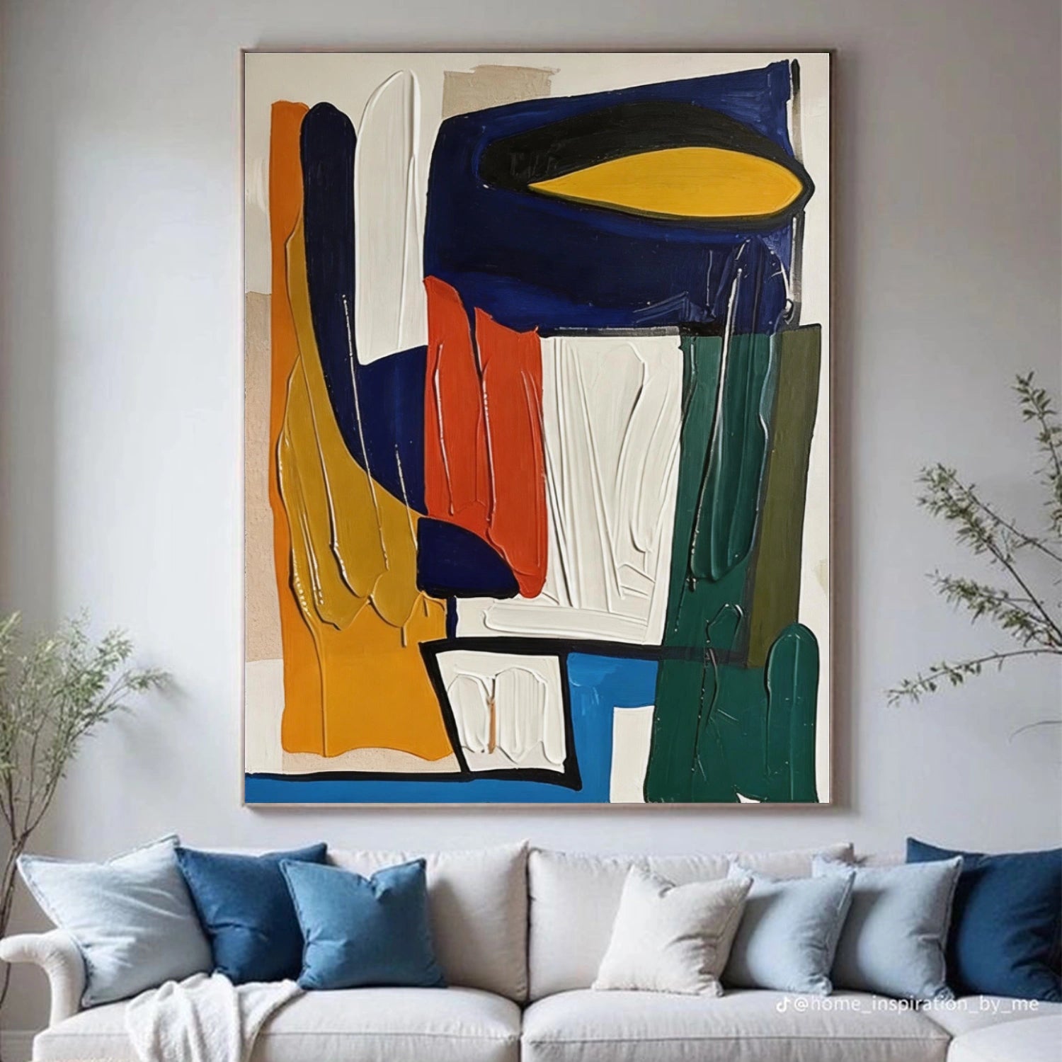 Abstract Textured Wall Art #AT124