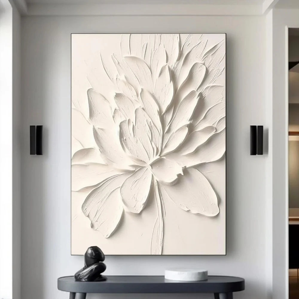 Flower & Tree Textured Abstract Wall Art #SF004