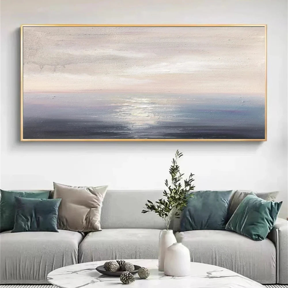 Ocean & Sky Abstract Wall Art #MO002