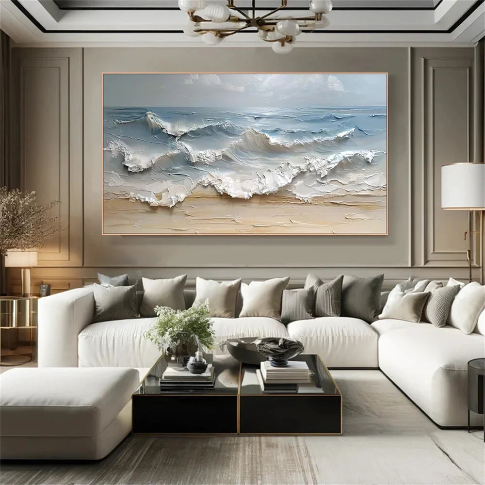 Ocean & Sky Textured Wall Art # MO011