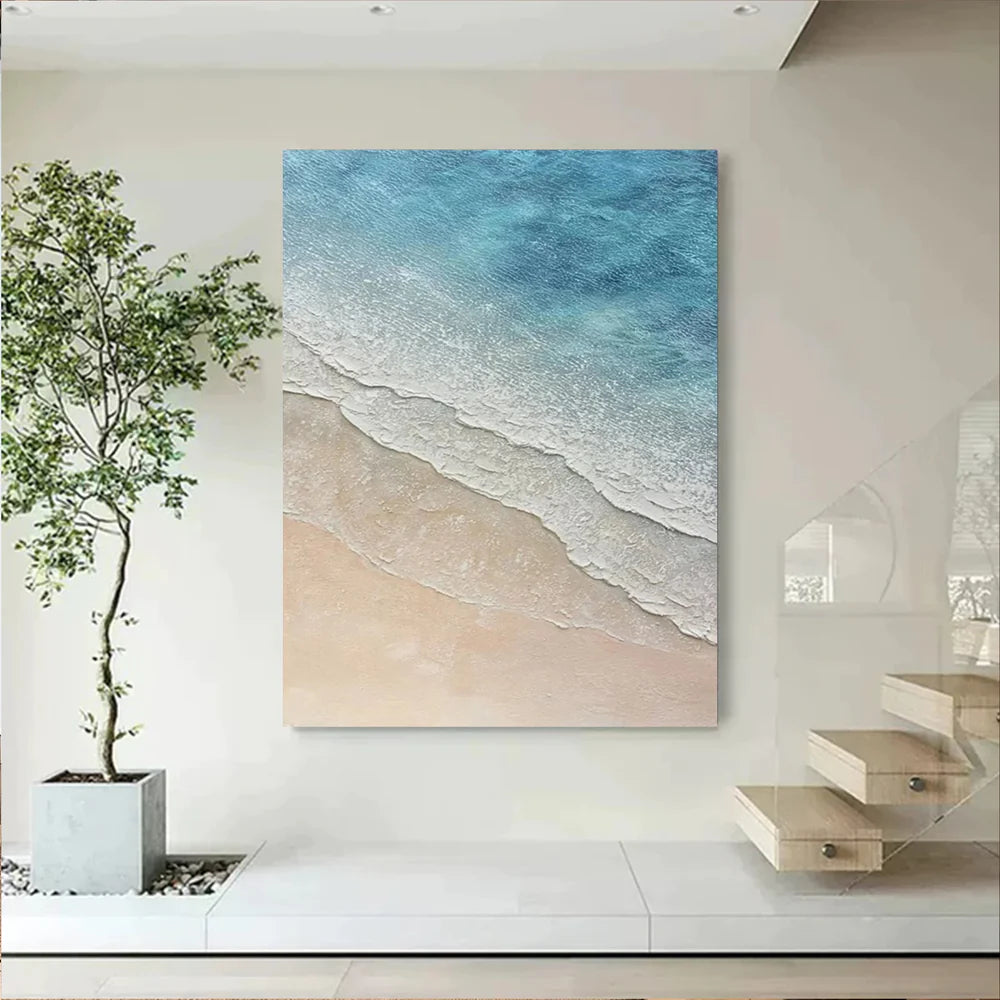 Ocean & Sky Textured Wall Art #MO017