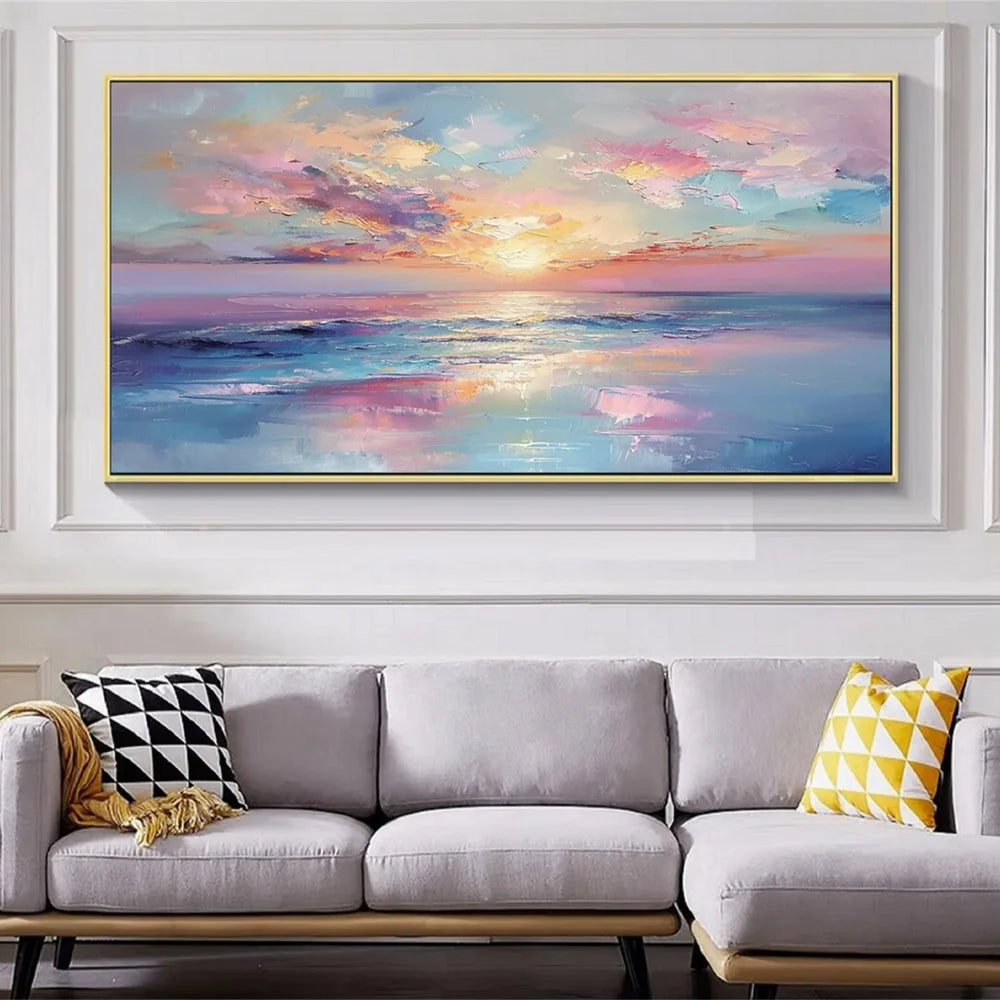 Ocean & Sky Textured Wall Art # MO036