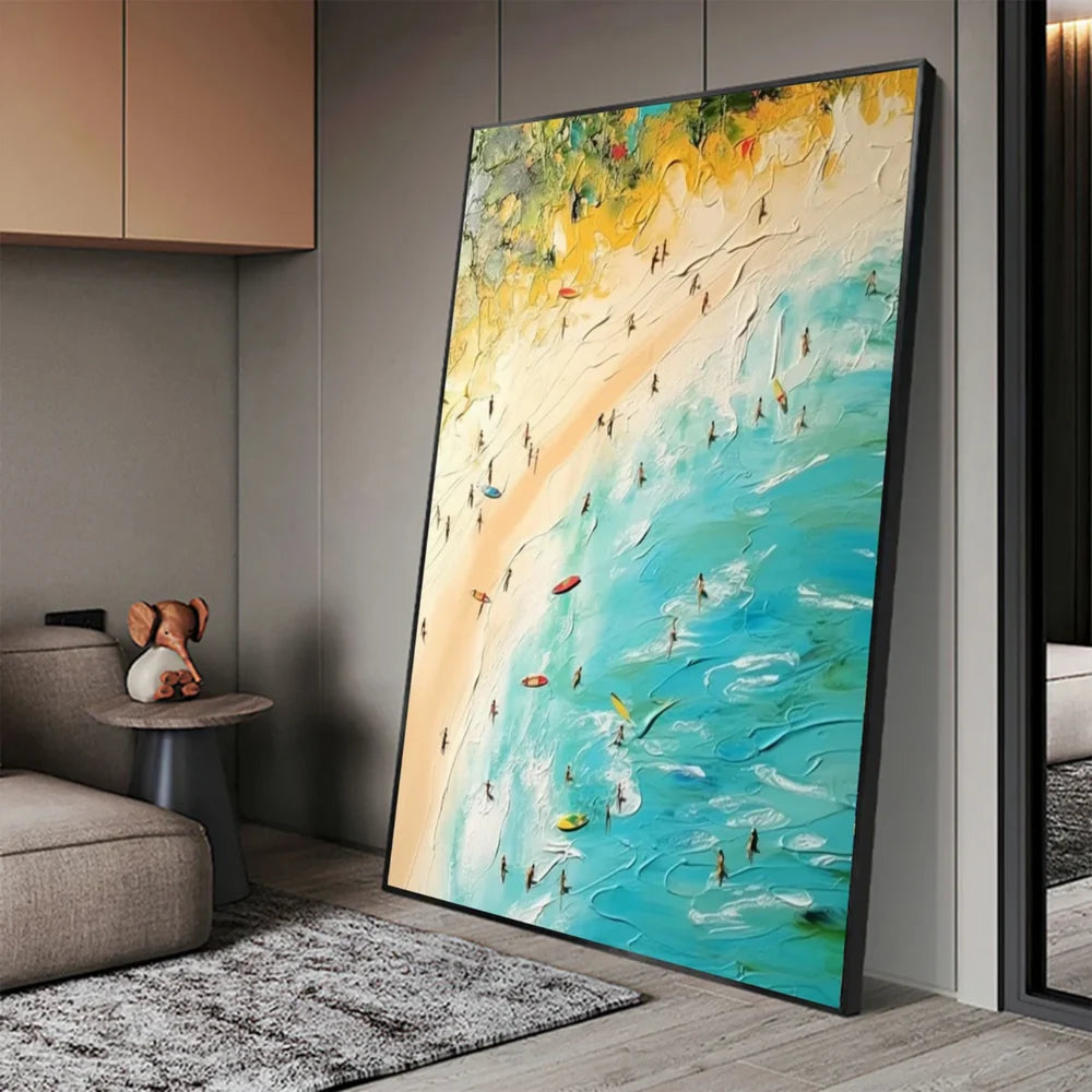 Ocean & Sky Abstract Wall Art #MO019