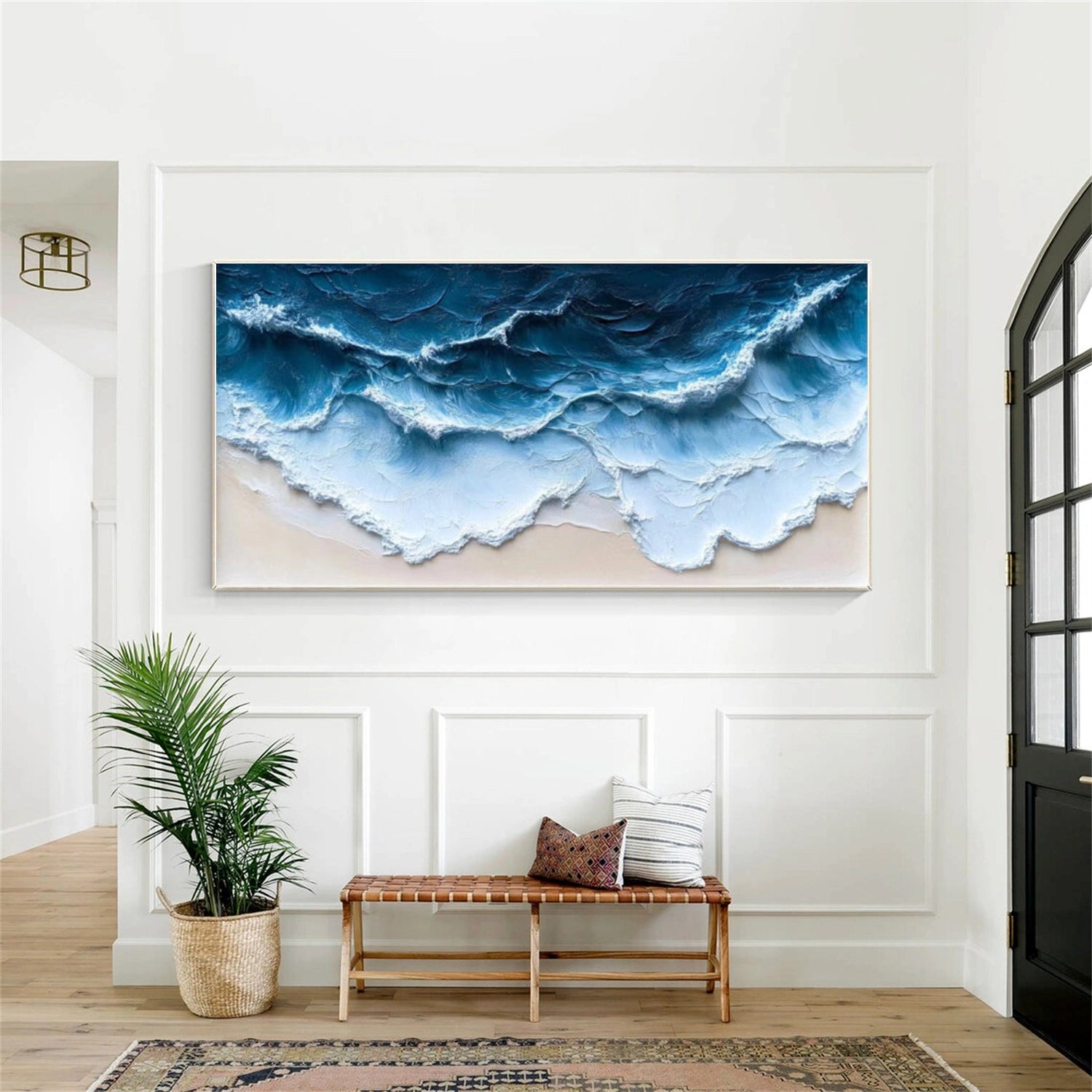 Ocean & Sky Textured Wall Art #MO081
