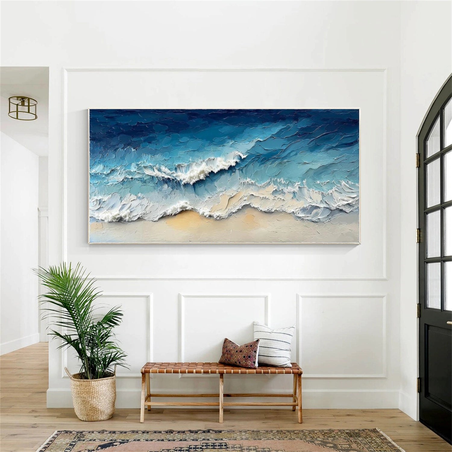 Ocean & Sky Textured Wall Art #MO079