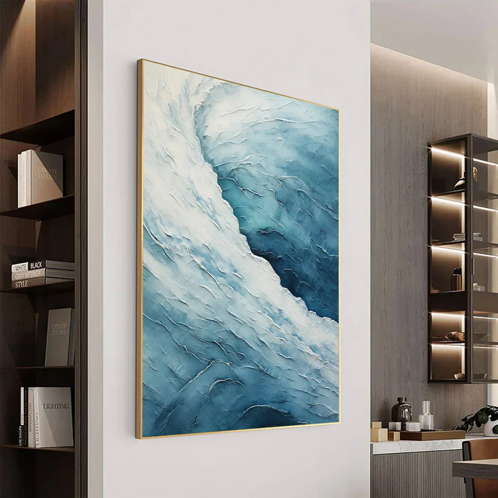 Ocean & Sky Abstract Wall Art #MO059
