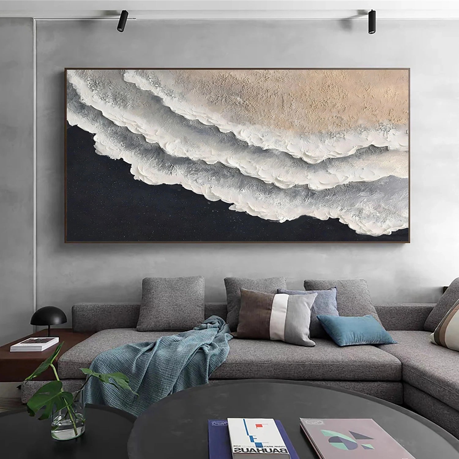 Ocean & Sky Textured Wall Art #MO099
